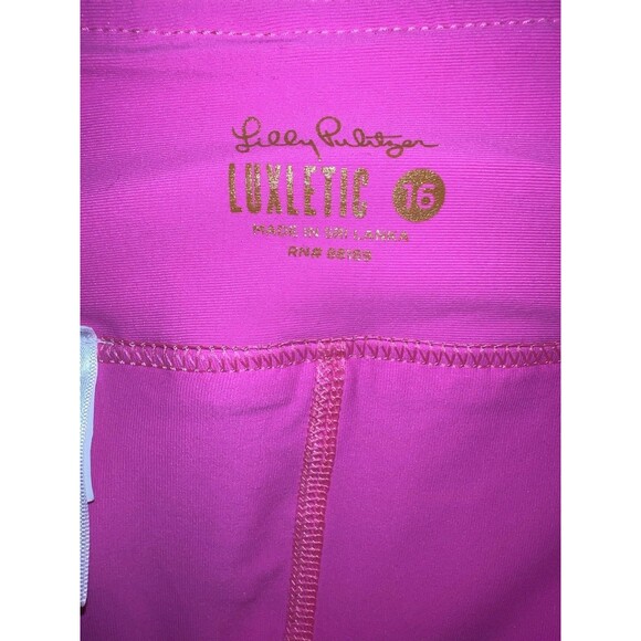 LILLY PULITZER SIZE 16 LUXLETIC MONICA SKORT FLOWERS & FRIENDS UPF 50+ HTF - Picture 9 of 11